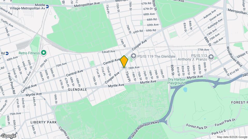 71-50 73rd Pl Map and Location Details