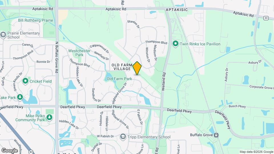 1263 N Wellington Ct Map and Location Details