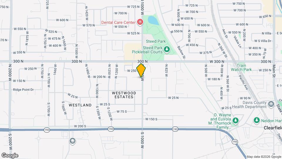 1015 W 200 N Map and Location Details