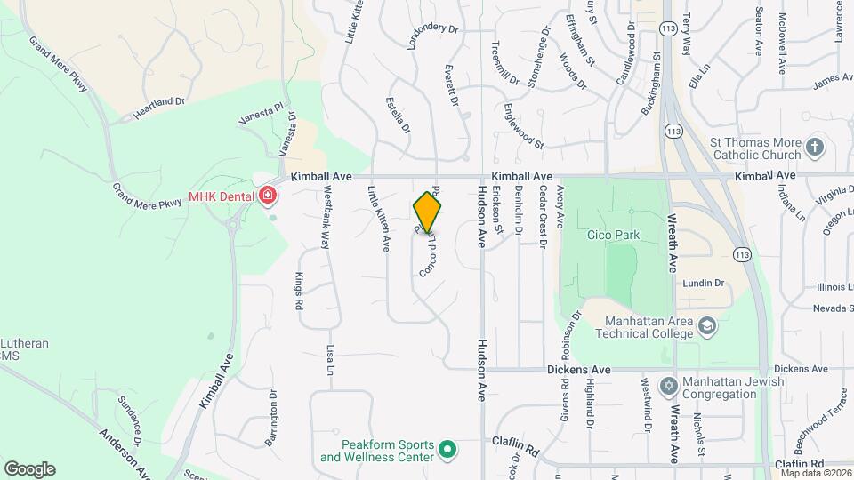 1850 Concord Ln Map and Location Details