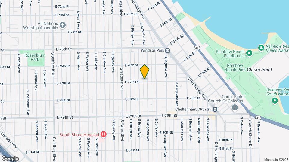2516 E 77th St Map and Location Details