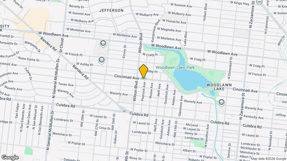1802 Cincinnati Ave Map and Location Details