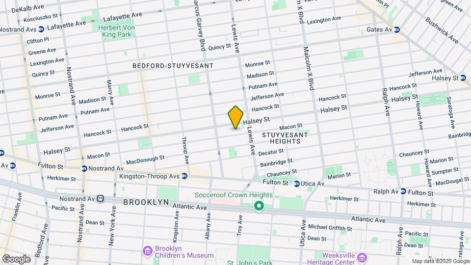 385 Macon St, Unit 2 Map and Location Details