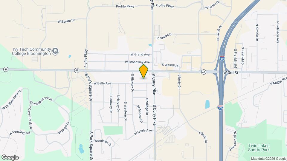 4116 W Belle Ave Map and Location Details