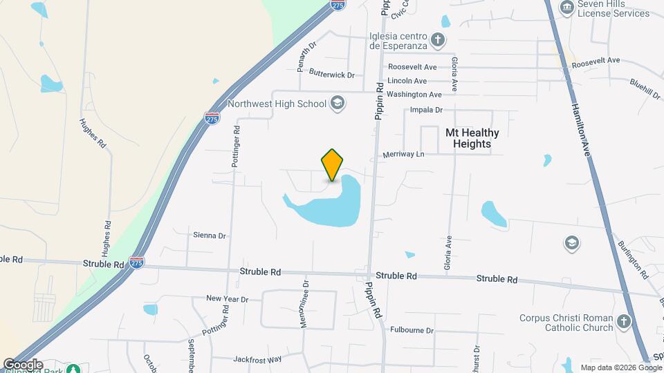 Redwood Cincinnati Pippin Road Map and Location Details