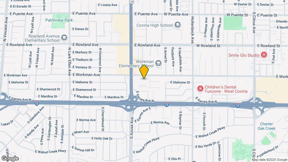 West Covina Senior Villas Map and Location Details