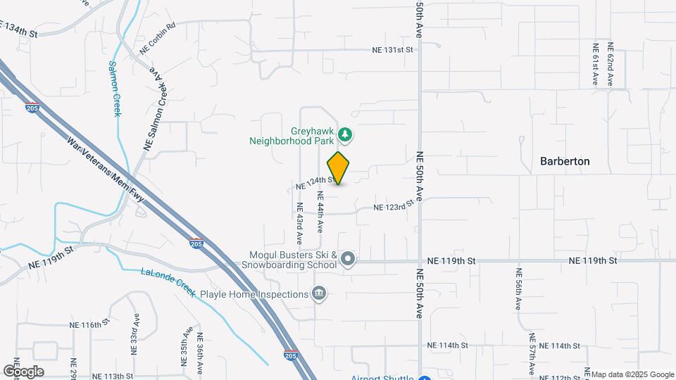 4414 NE 123rd Cir Map and Location Details