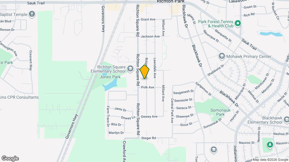 22728 Ridgeway Ave Mapa y Detalles de la Ubicación