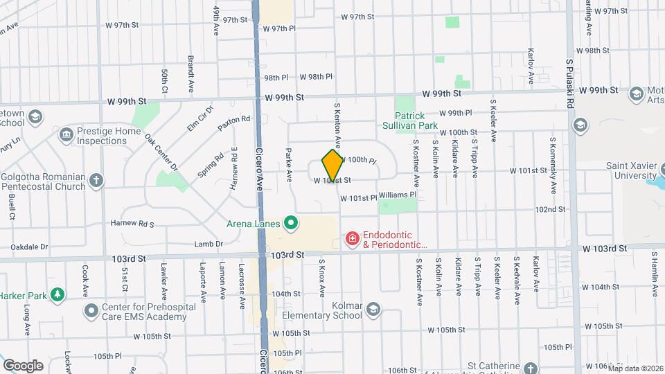 4601 W 101st St Map and Location Details