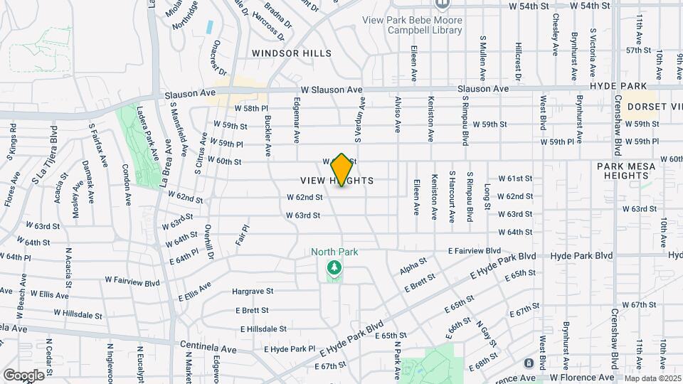 4141 W 62nd St Map and Location Details