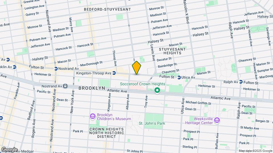 1584 Fulton St Map and Location Details