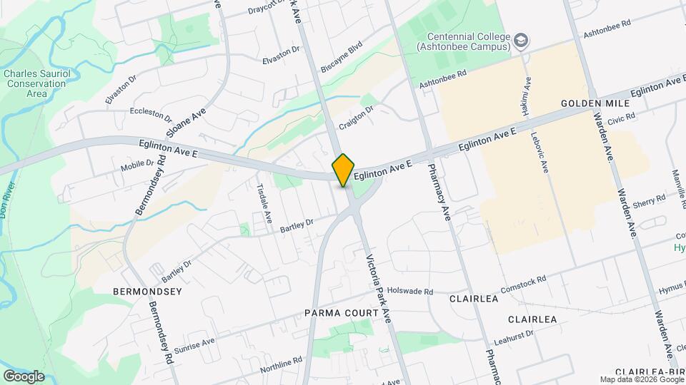 1496 Victoria Park Av Map and Location Details