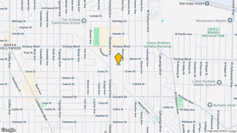6226 Craner Ave Map and Location Details