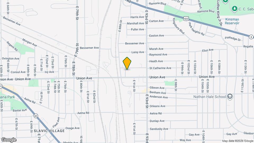 3477 E 89th St Map and Location Details