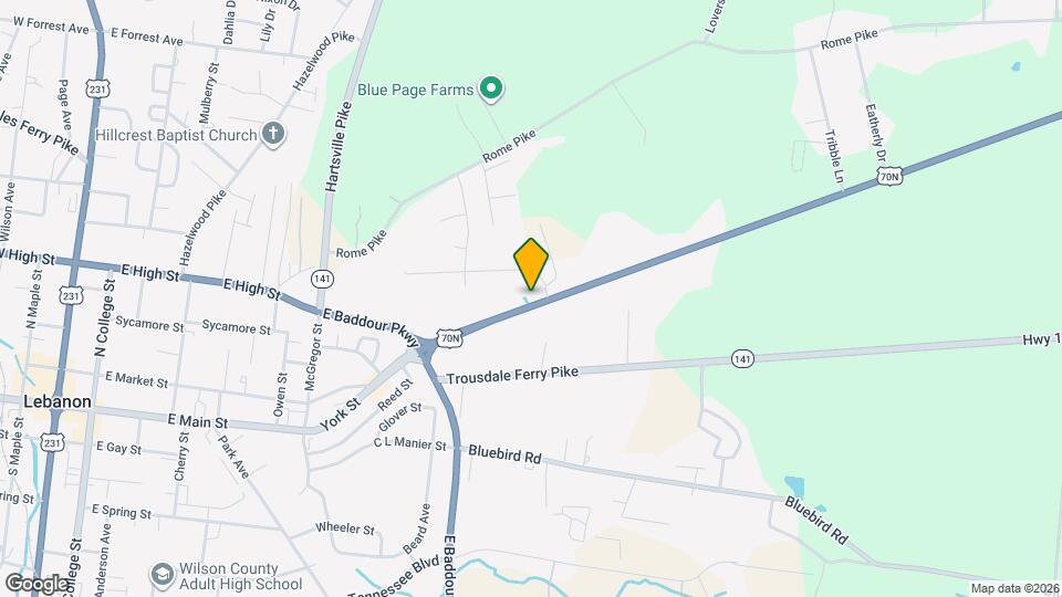 843 Carthage Hwy Map and Location Details