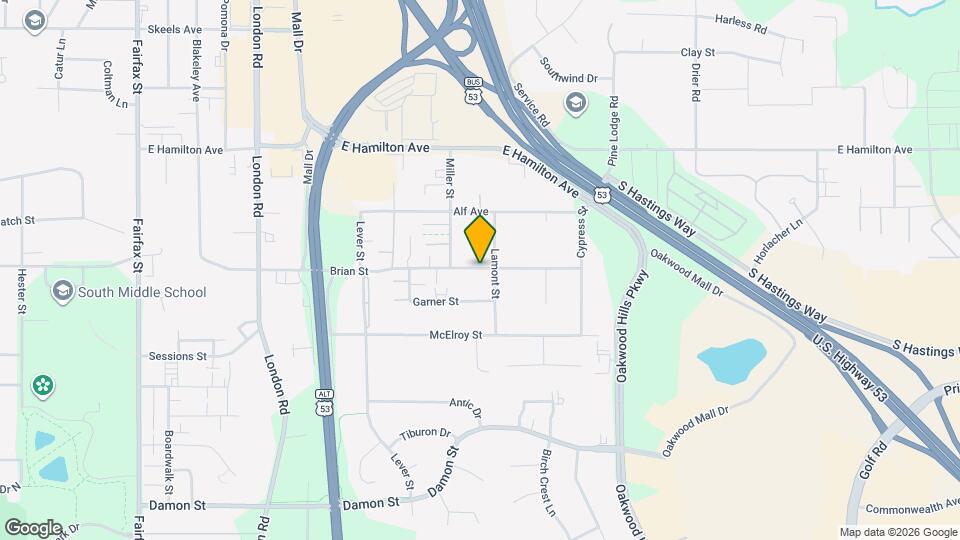 3417 Brian St Map and Location Details