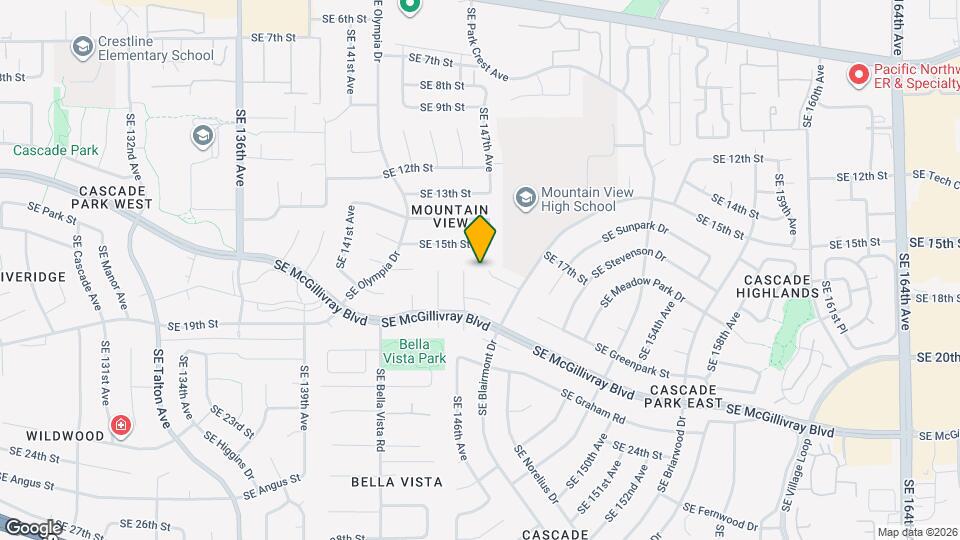 14701 SE 16th Cir Mapa y Detalles de la Ubicación