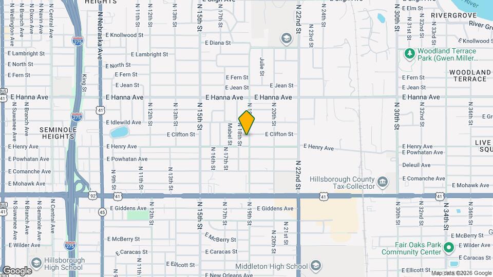 5810 N 19th St Map and Location Details