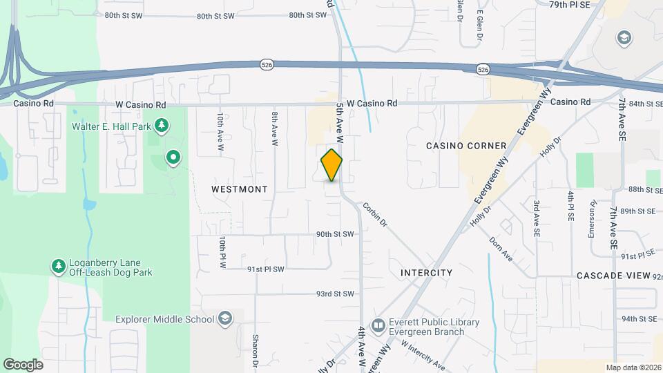 Cascadia Pointe Apartments Map and Location Details