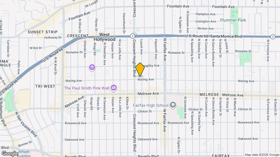 801 Laurel Ave Map and Location Details