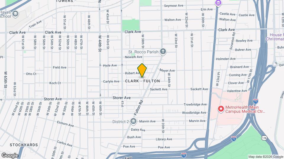 3800 Carlyle Ave Map and Location Details