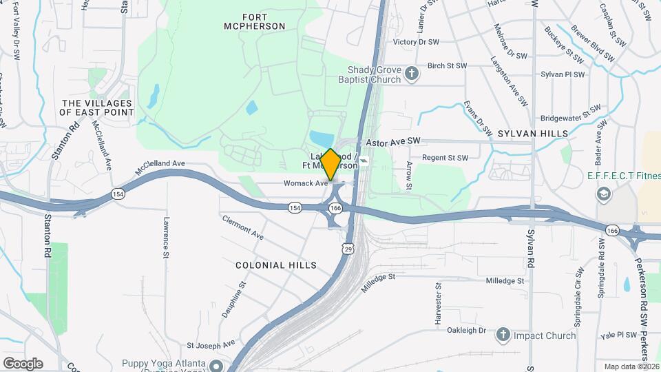 2036 McPherson Dr Map and Location Details