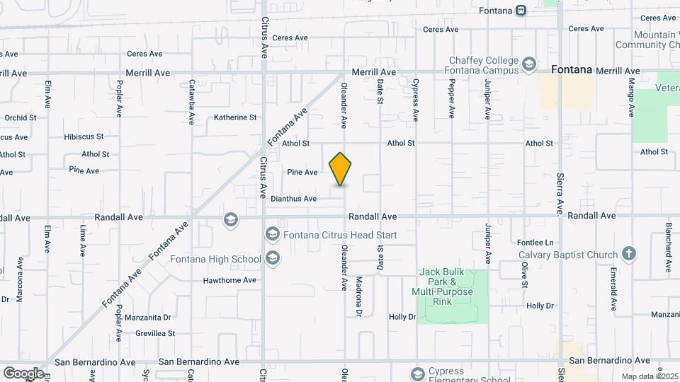 9228 Oleander Ave Map and Location Details