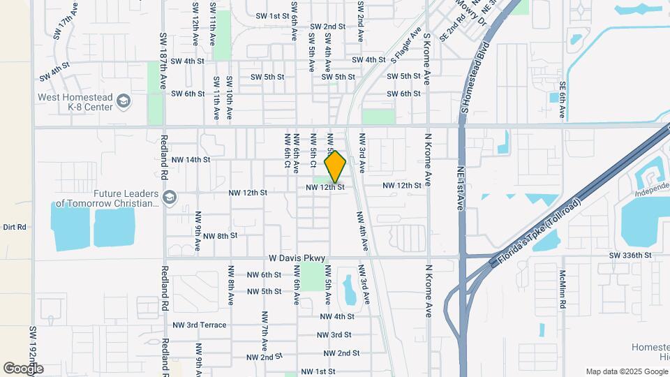 493 NW 12th St Map and Location Details