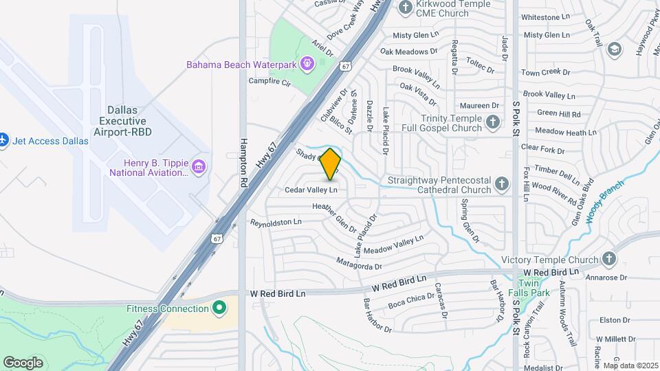 2025 Cedar Valley Ln Map and Location Details