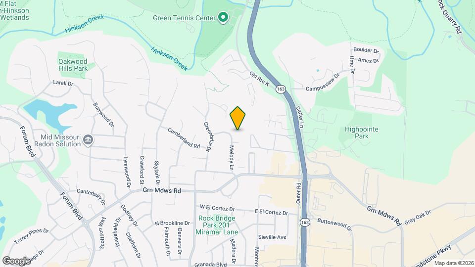 2804 Melody Ln Map and Location Details