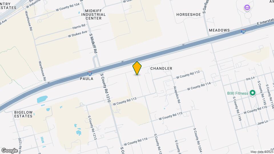 2416 S County Rd Map and Location Details