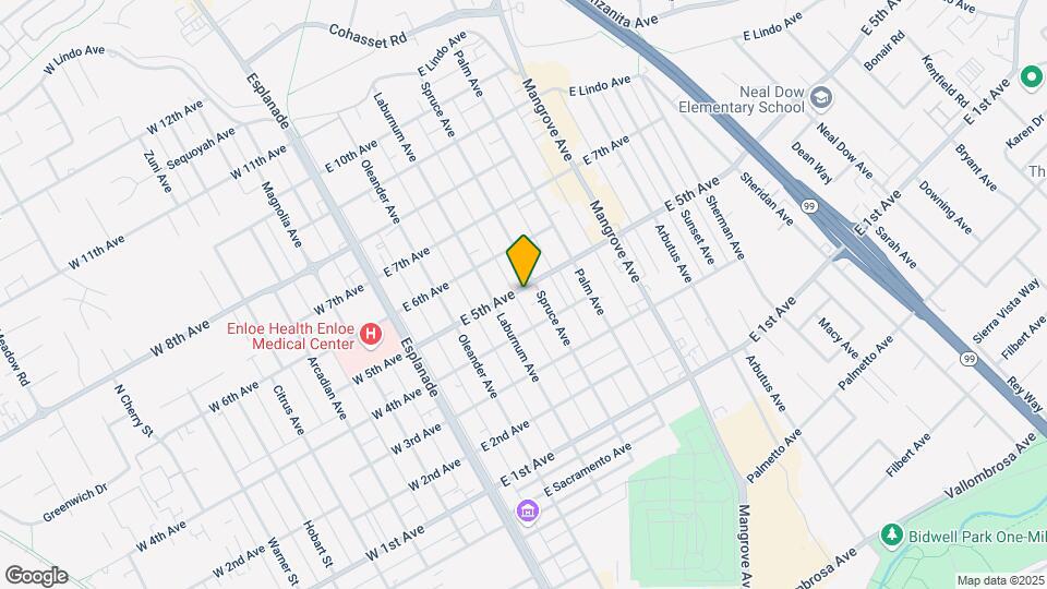383 E 5th Ave Mapa y Detalles de la Ubicación