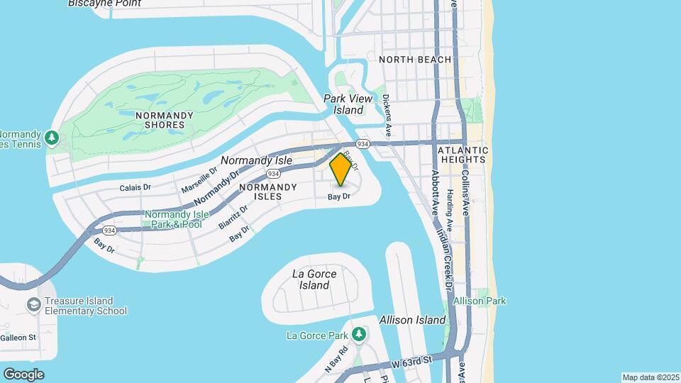 955 Bay Dr Map and Location Details