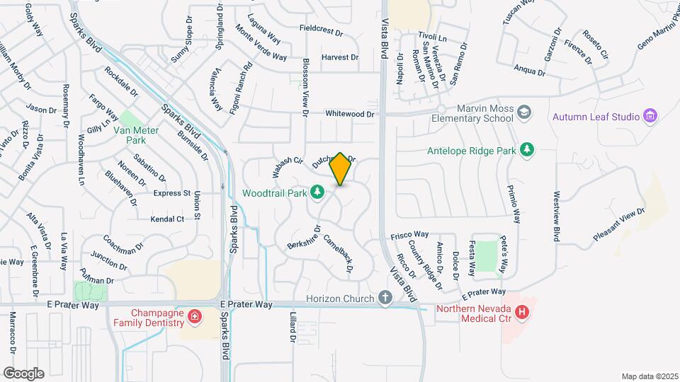 1758 Donegan St Map and Location Details