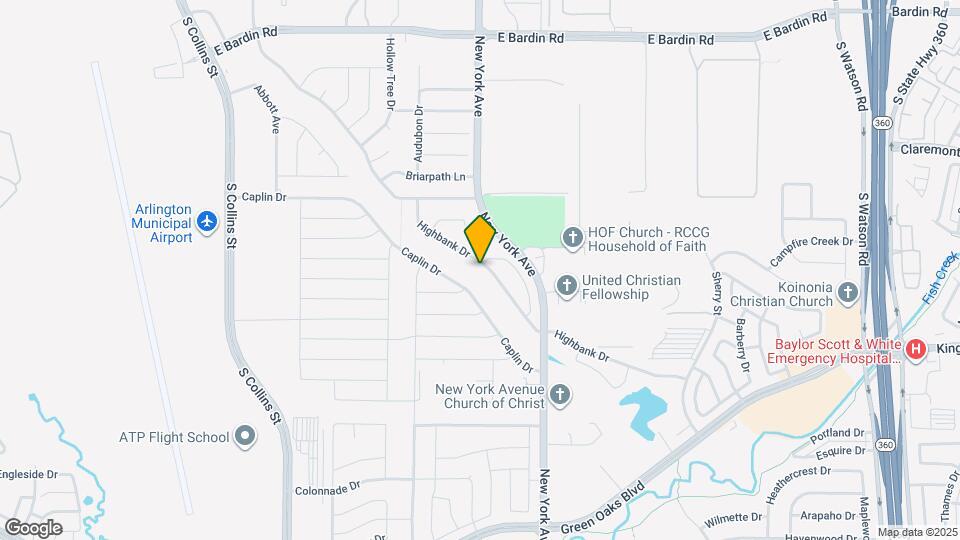 5000 Highbank Dr Map and Location Details