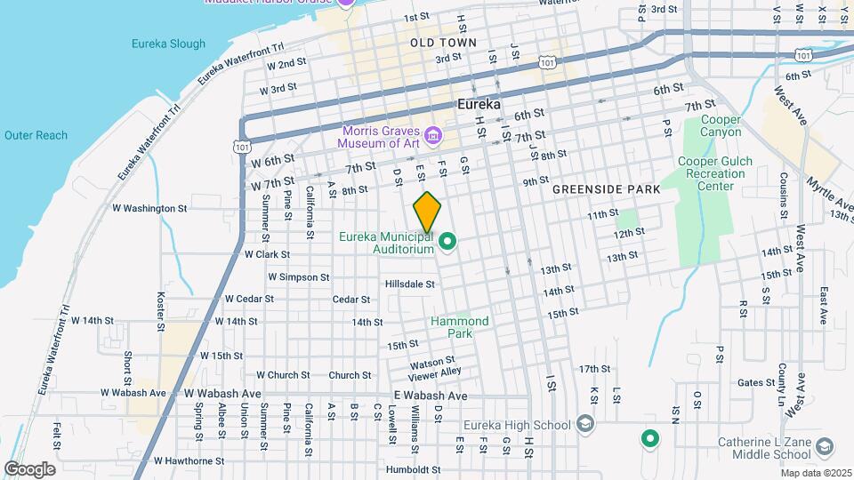1020 E St, Unit 1020 E St Map and Location Details