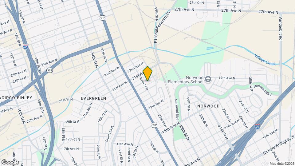 2705 20th Ave N, Unit 1 Mapa y Detalles de la Ubicación