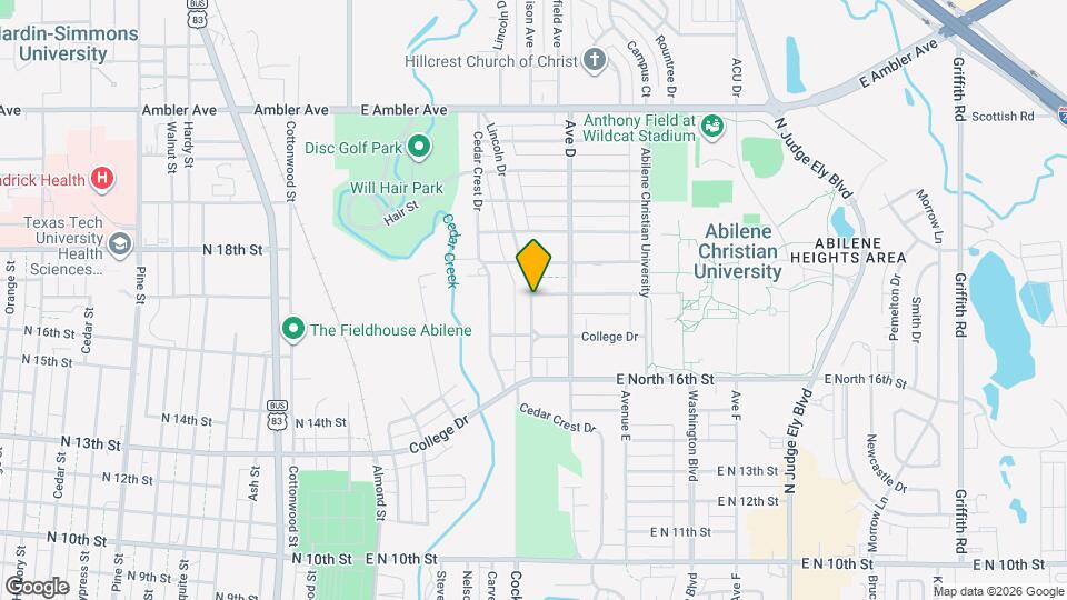 1749 Lincoln Dr Map and Location Details