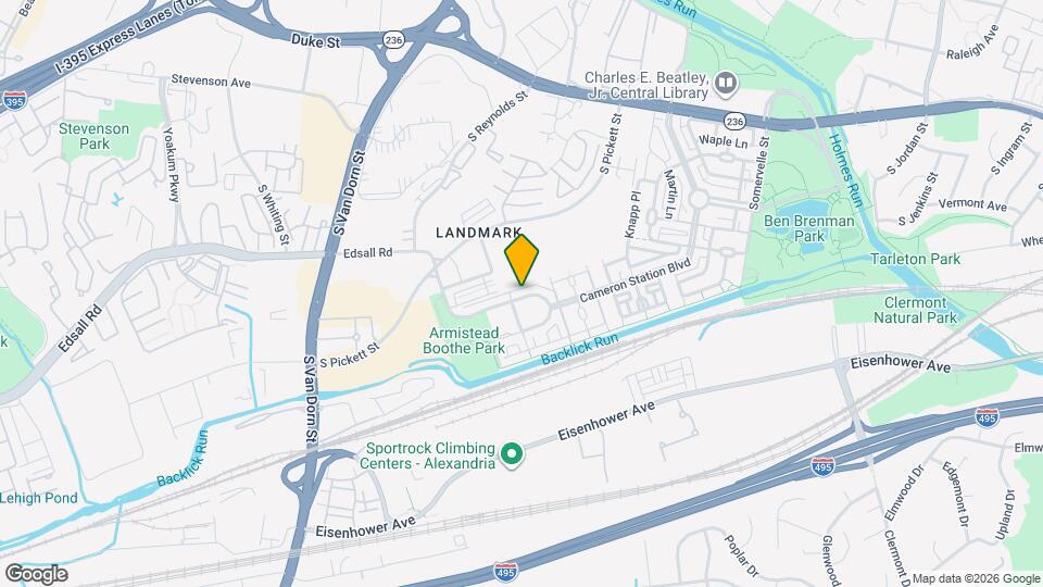 409 Cameron Station Blvd Map and Location Details