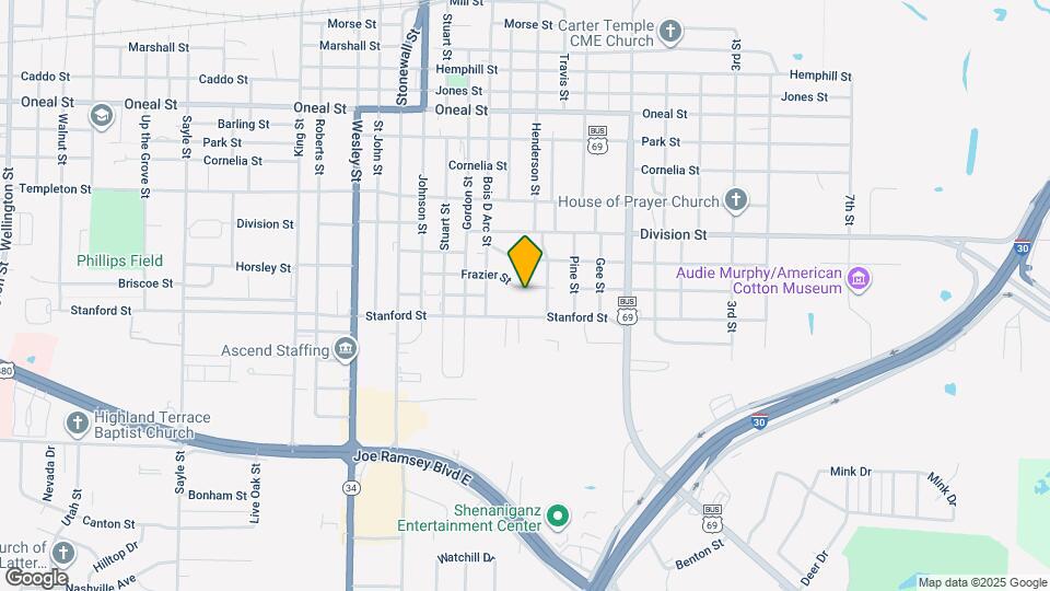 2107 Pollard St Map and Location Details