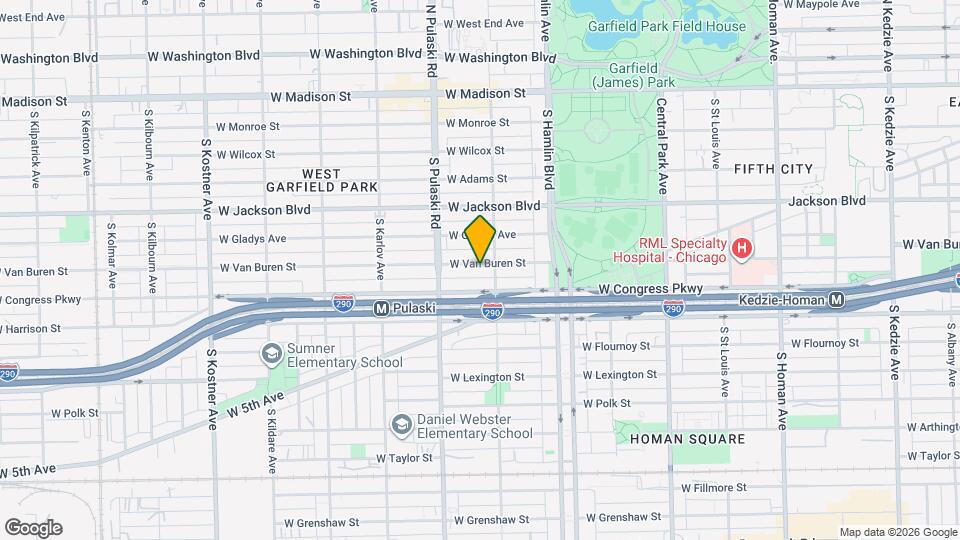 3917 W Van Buren St Map and Location Details