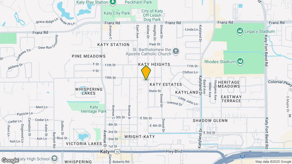 1547 Airline Dr Map and Location Details