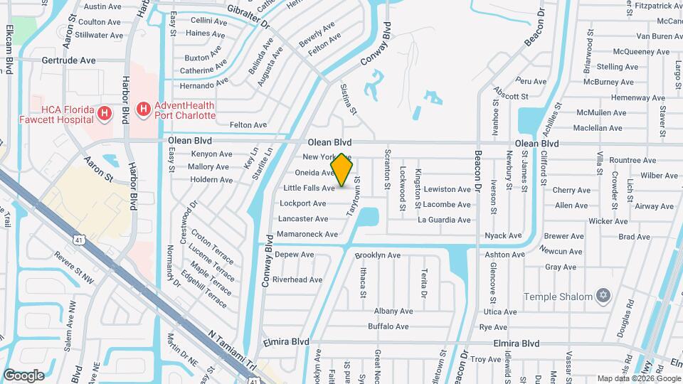 22221 Little Falls Ave Map and Location Details