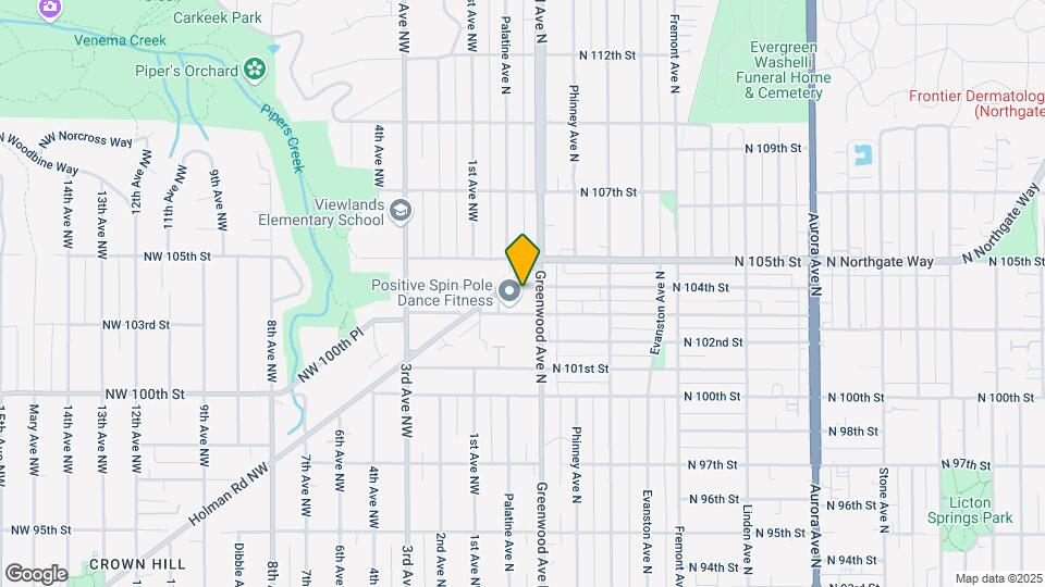 207 N 104th St Map and Location Details