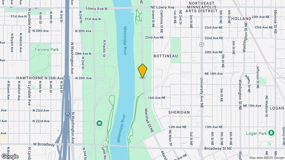 1420 Marshall St NE Mapa y Detalles de la Ubicación