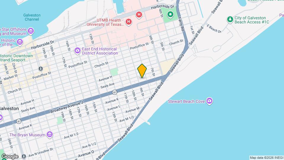 820 Broadway Avenue J Map and Location Details