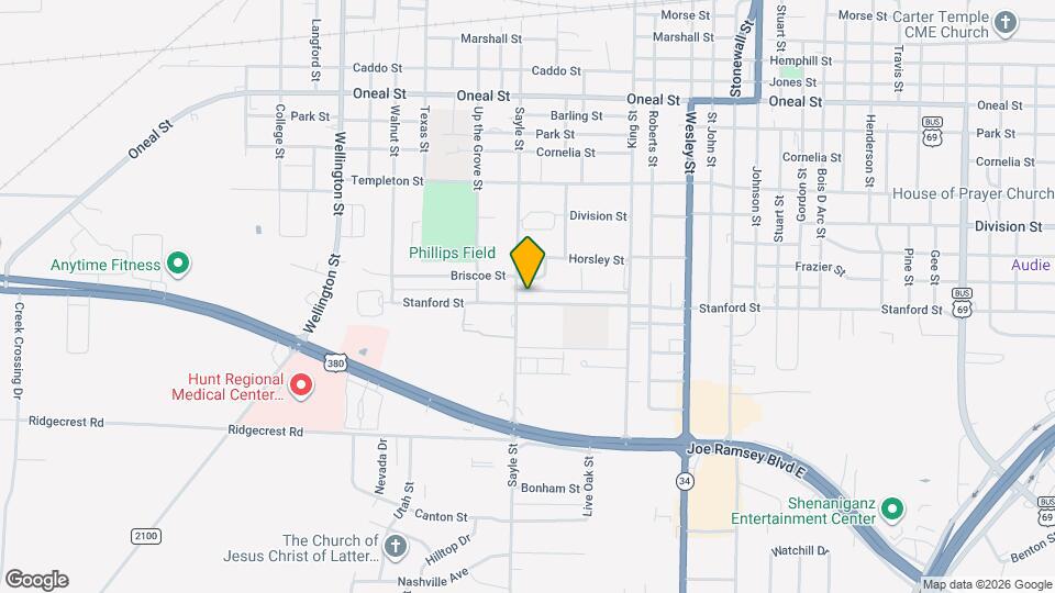 3404 Stanford St Map and Location Details