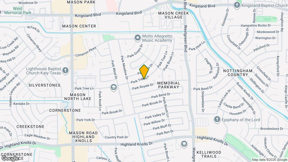 21355 Park Tree Ln Map and Location Details