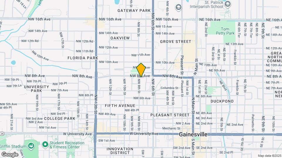 753 NW 8th St Map and Location Details