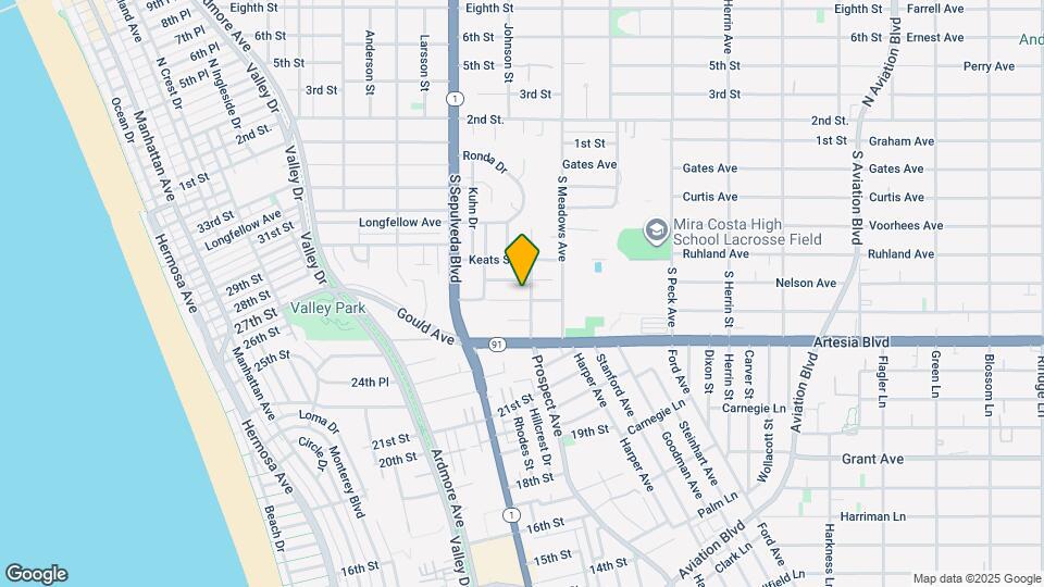 1211 Tennyson St, Unit Manhattan Map and Location Details